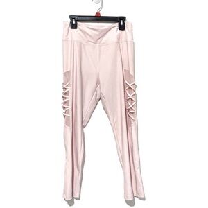 Calia Active pink mesh Capri leggings